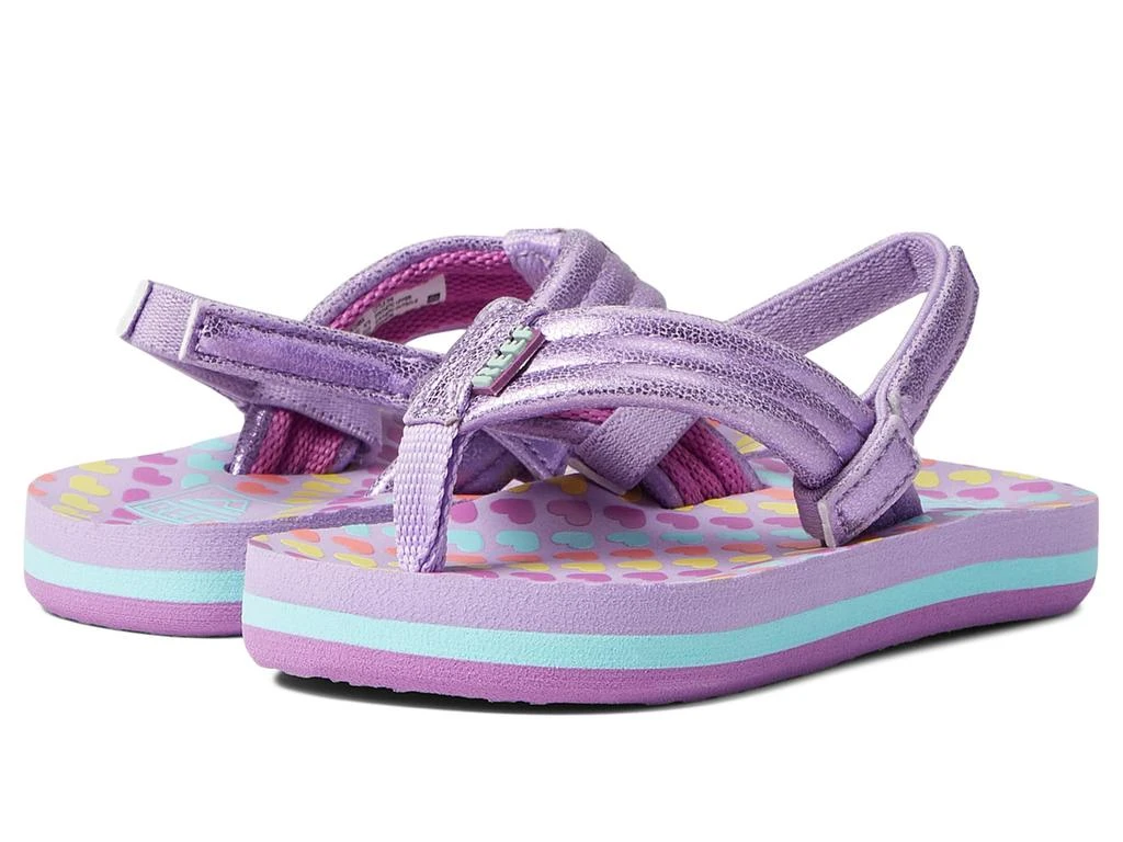 商品Reef|Reef Kids Little Ahi Flip Flop (Infant/Toddler/Little Kid),价格¥133,第1张图片