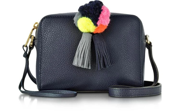 商品Rebecca Minkoff|Rebecca Minkoff Pom Pom Moon 皮革迷你Sofia 斜挎包,价格¥1548,第1张图片