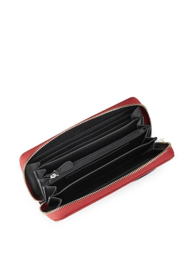 商品Moschino|Graphic Faux Leather Zip-Around Wallet,价格¥629,第2张图片详细描述