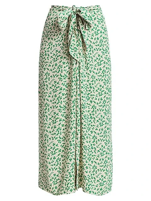 商品Ganni|Printed Crepe Skirt,价格¥615,第1张图片