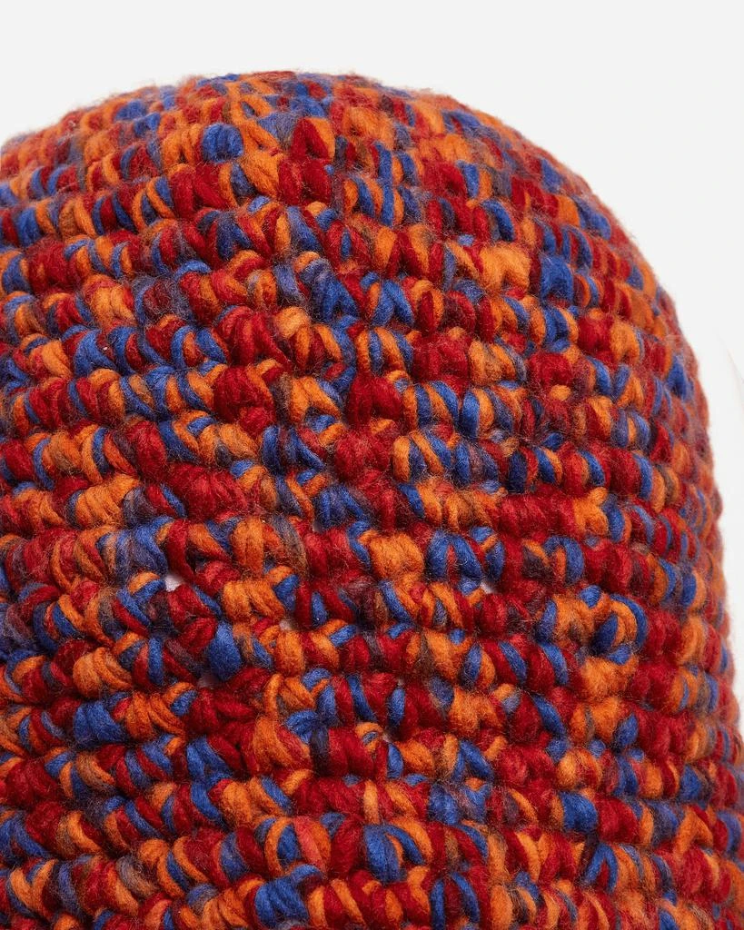 Melange Yarn Knit Bucket Hat Orange 商品