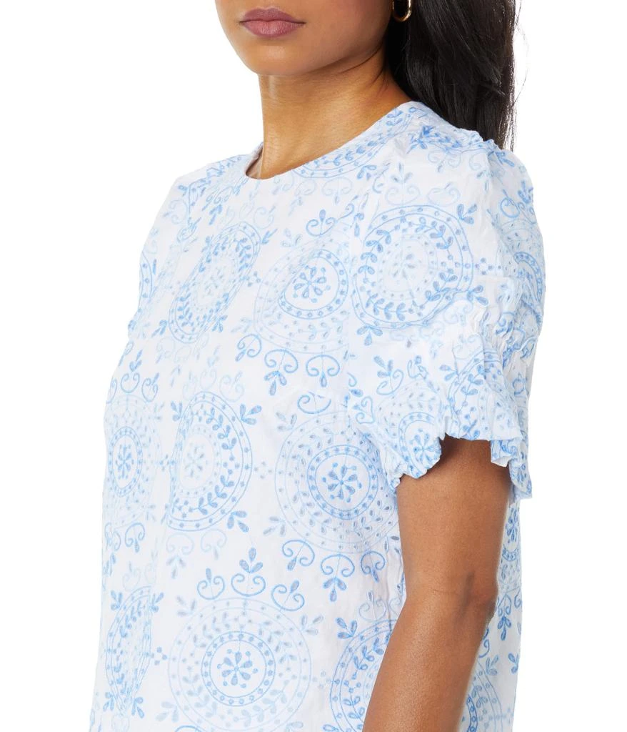 商品Lilly Pulitzer|Lailah Short Sleeve Eyelet,价格¥1107,第3张图片详细描述