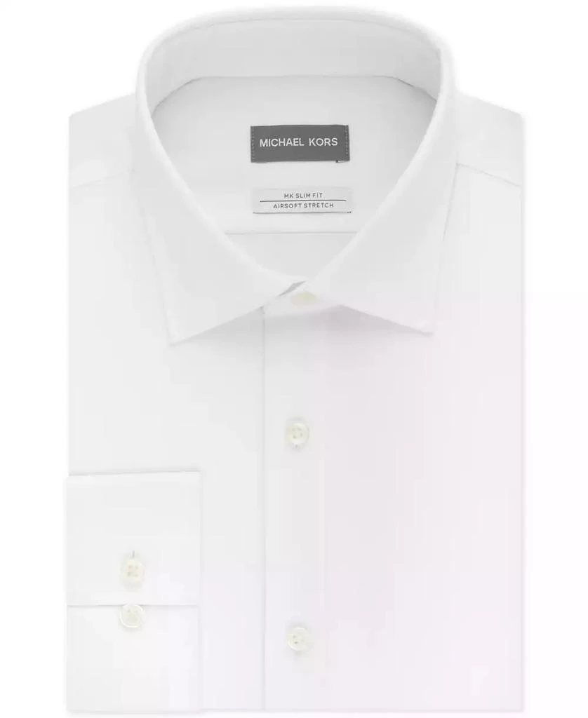 商品Michael Kors|Men's Slim Fit Airsoft Performance Non-Iron Dress Shirt,价格¥673,第3张图片详细描述