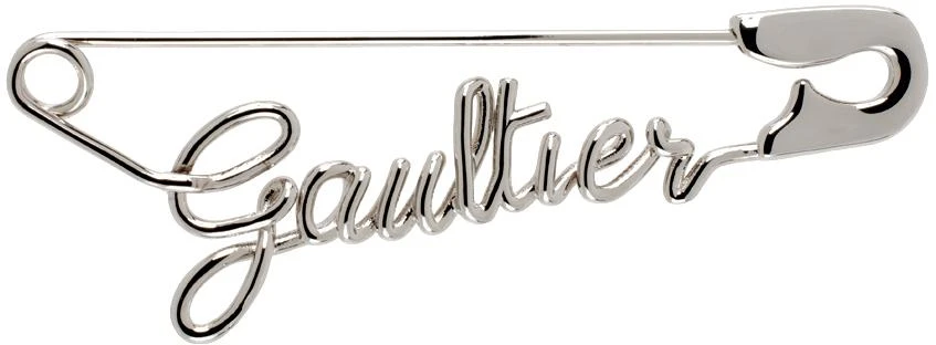 商品Jean Paul Gaultier|Silver 'The Gaultier Safety Pin' Single Earring,价格¥832,第1张图片