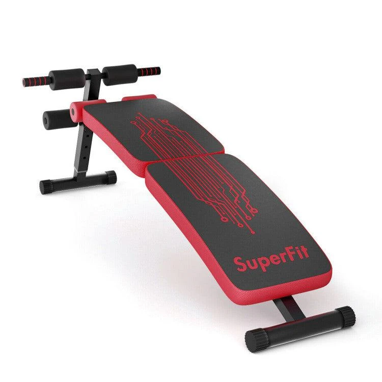 Abdominal Twister Trainer with Adjustable Height Exercise Bench-Blue 商品