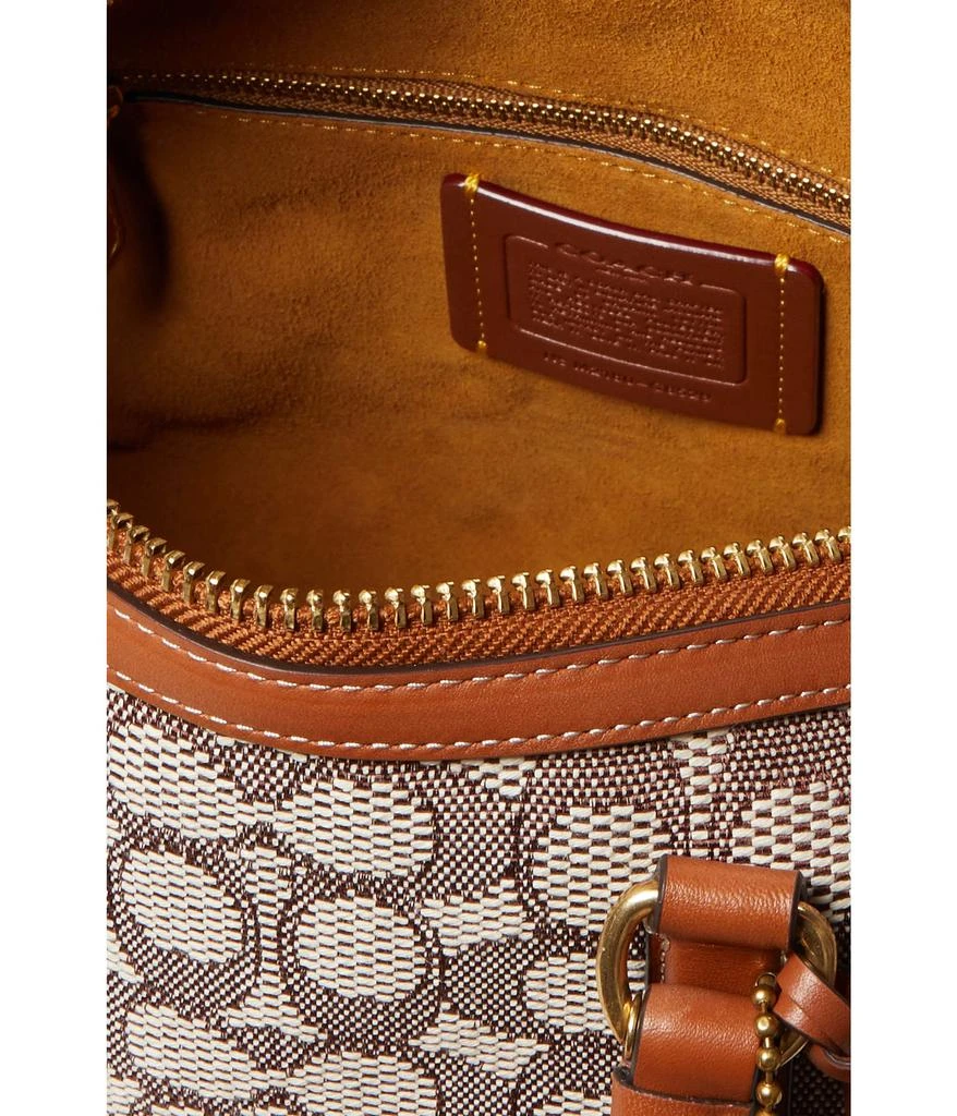 商品Coach|Signature Textile Jacquard Ruby Satchel 25,价格¥4605,第3张图片详细描述