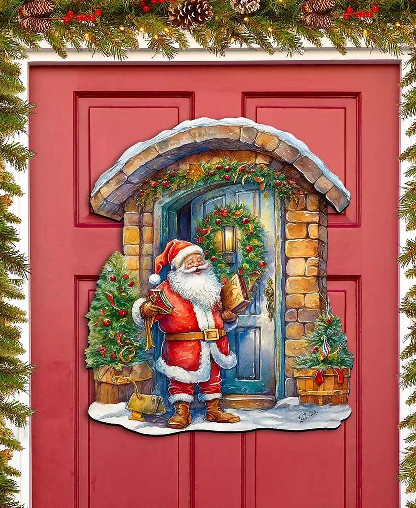 商品Designocracy|Joyful Moments at the Christmas Wooden Door Decor Wall Decor G. DeBrekht,价格¥434,第2张图片详细描述