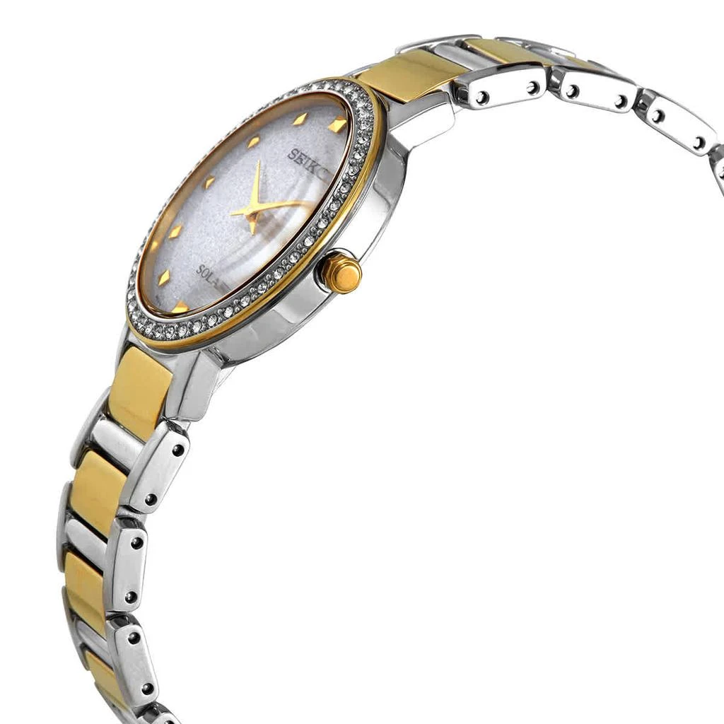 商品Seiko|Seiko Quartz Crystal Silver Glitter Dial Ladies Watch SUP434,价格¥1266,第2张图片详细描述