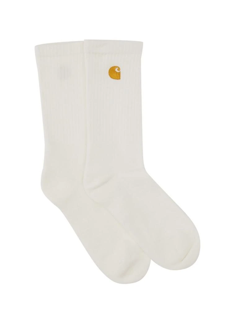 商品Carhartt WIP|Carhartt WIP Logo Embroidered Crew Socks,价格¥103,第1张图片