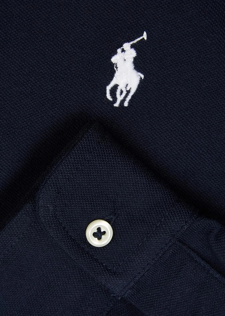 商品Ralph Lauren|Navy piqué cotton shirt,价格¥1331,第5张图片详细描述