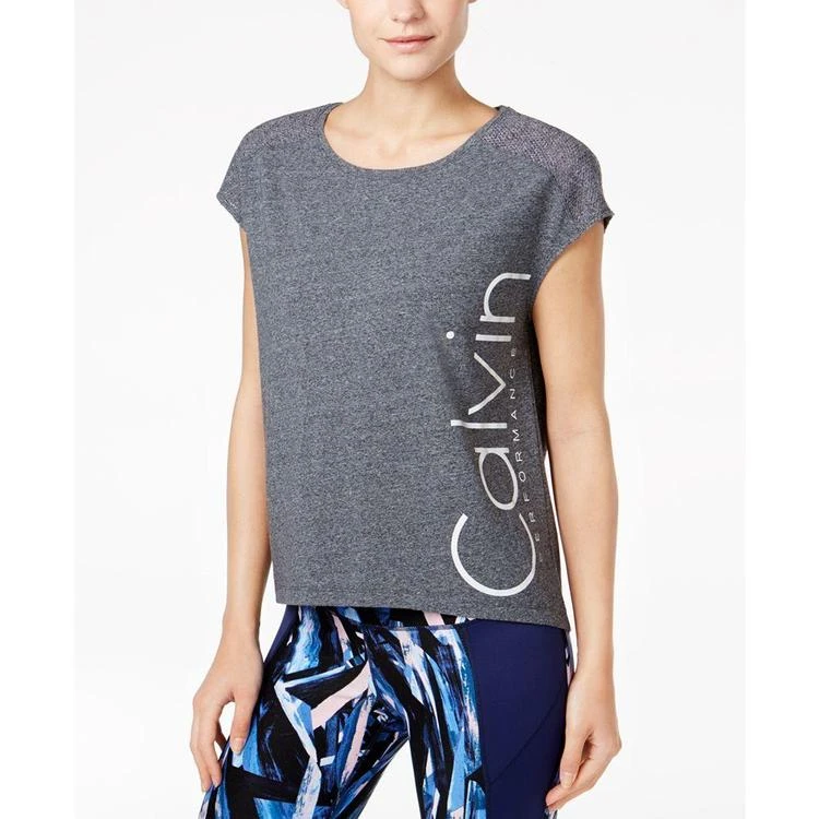 商品Calvin Klein|Performance Cropped Logo T-Shirt,价格¥116,第1张图片