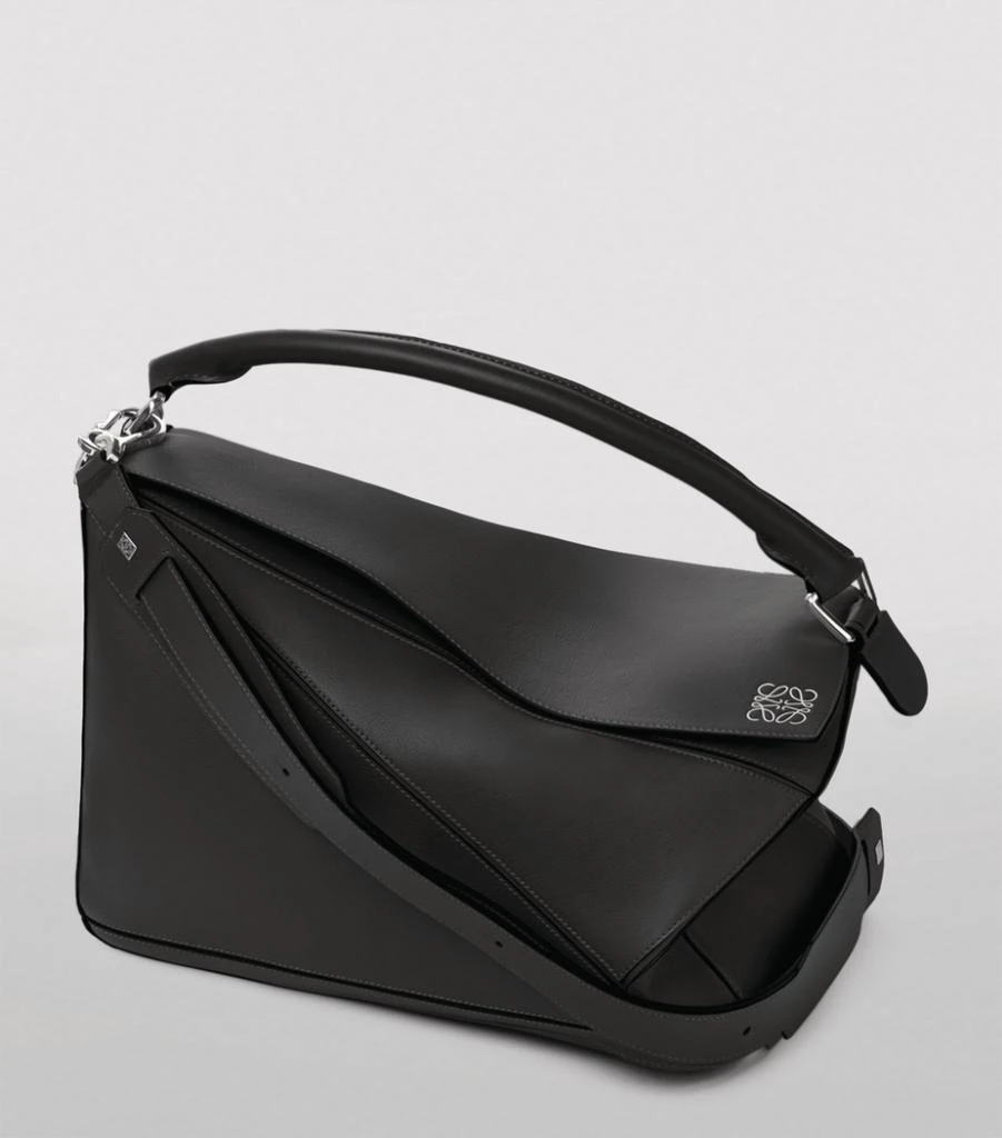 Leather Puzzle Top-Handle Bag 商品