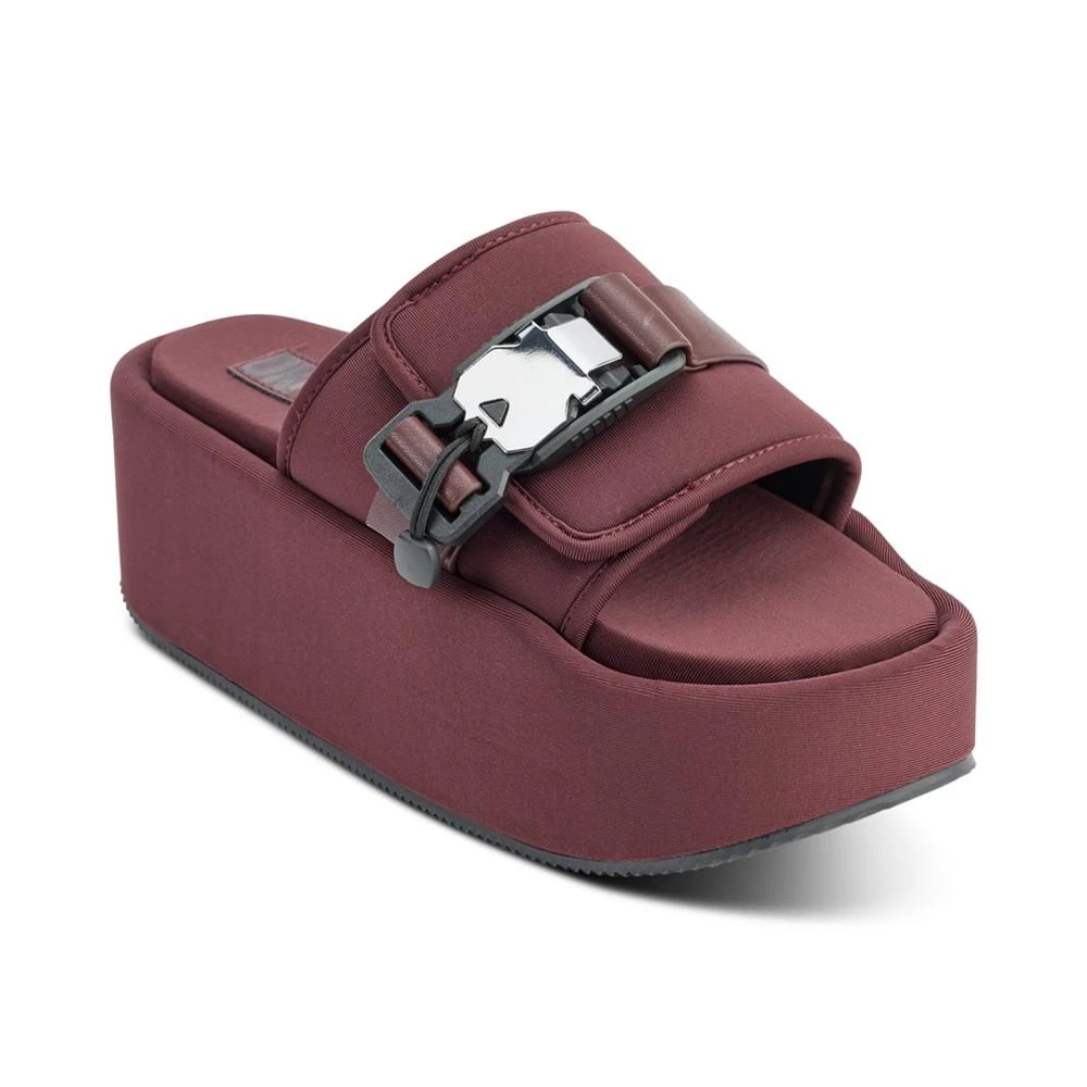 商品DKNY|Women's Vizer Platform Slide Sandals,价格¥490,第1张图片