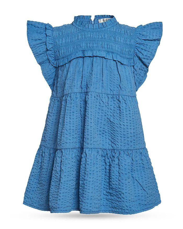 商品Sea|Girls' Sevyn Pucker Smocked Dress - Little Kid, Big Kid,价格¥749,第1张图片