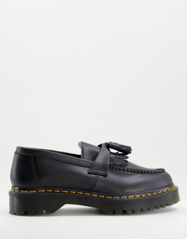Dr Martens adrian bex loafers in black smooth商品第1张图片规格展示