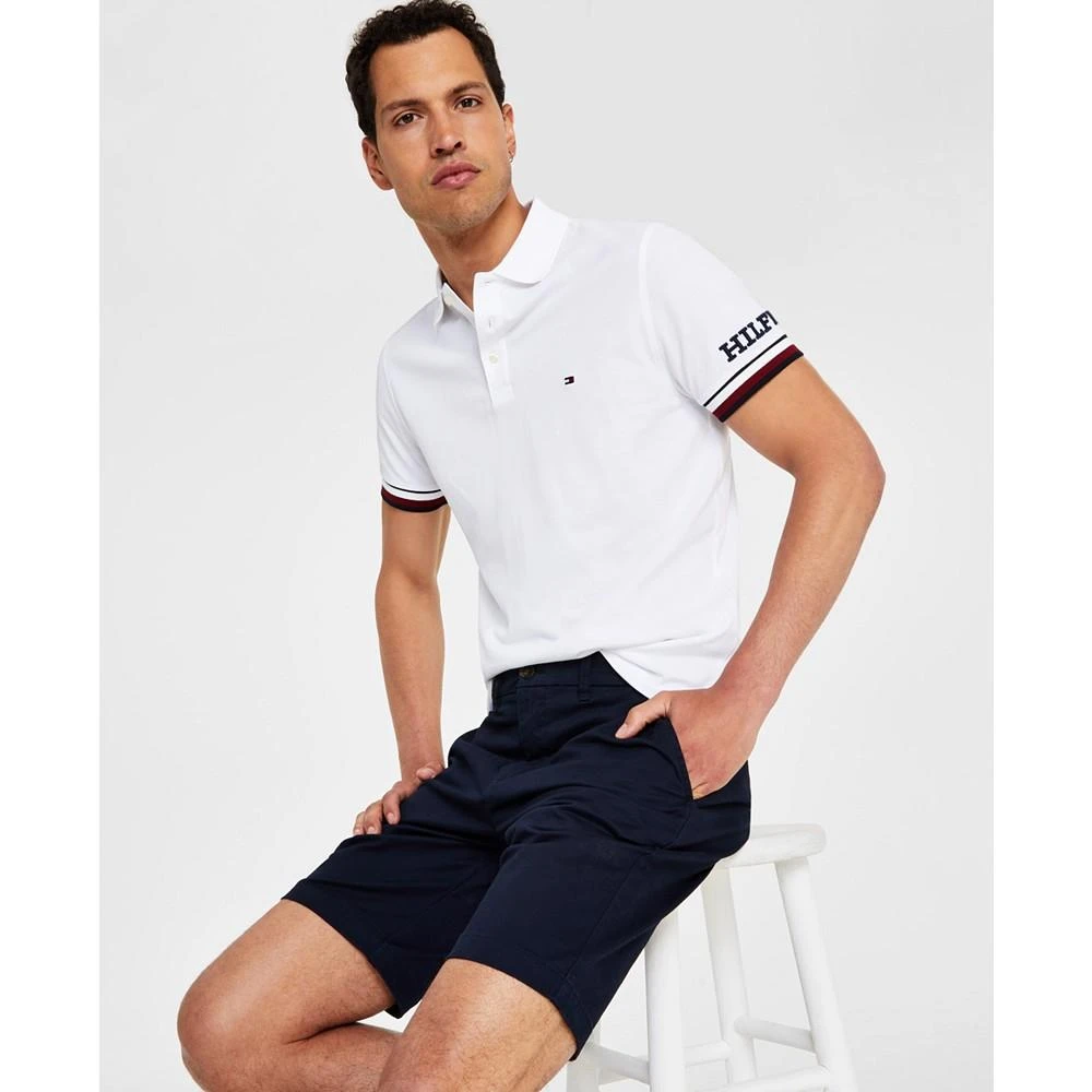 商品Tommy Hilfiger|Men's TH Flex Stretch 9" Flat-Front Shorts,价格¥206,第4张图片详细描述