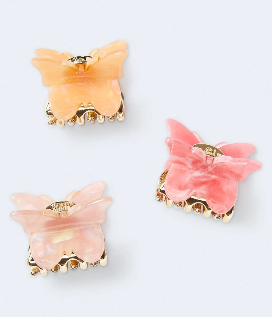 商品Aeropostale|Aeropostale Small Swirled Butterfly Claw Hair Clip 3-Pack,价格¥103,第1张图片