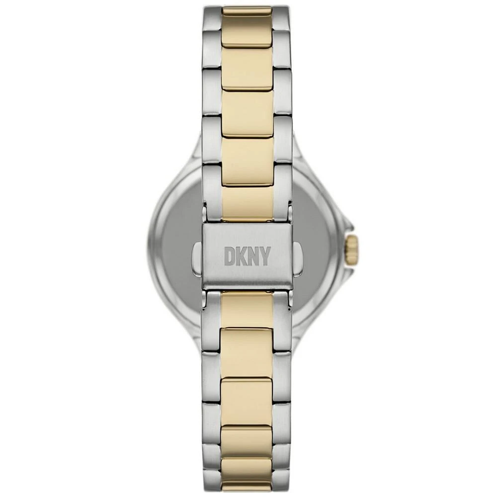 商品DKNY|Women's Chambers Three Hand 2-Tone Stainless Steel Watch 34mm,价格¥1164,第3张图片详细描述