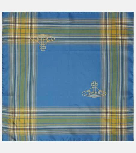 商品Vivienne Westwood|花呢格纹真丝围巾,价格¥841,第1张图片