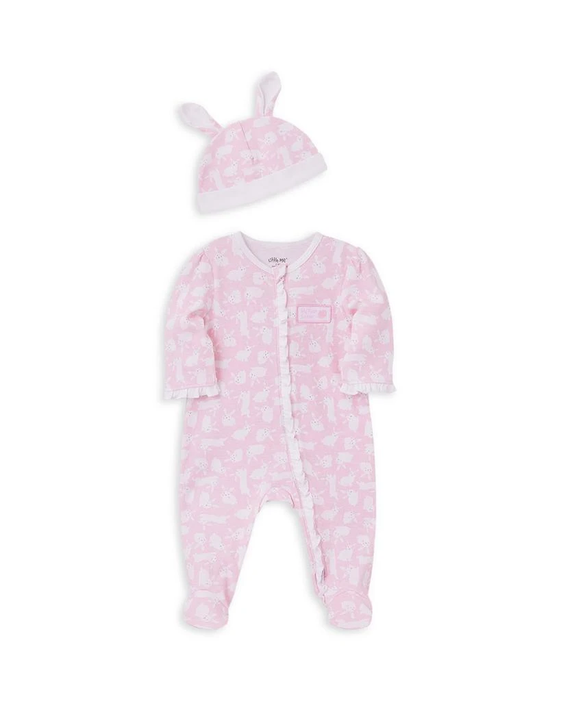 Girls' Bunny Cotton Footie & Hat Set - Baby 商品
