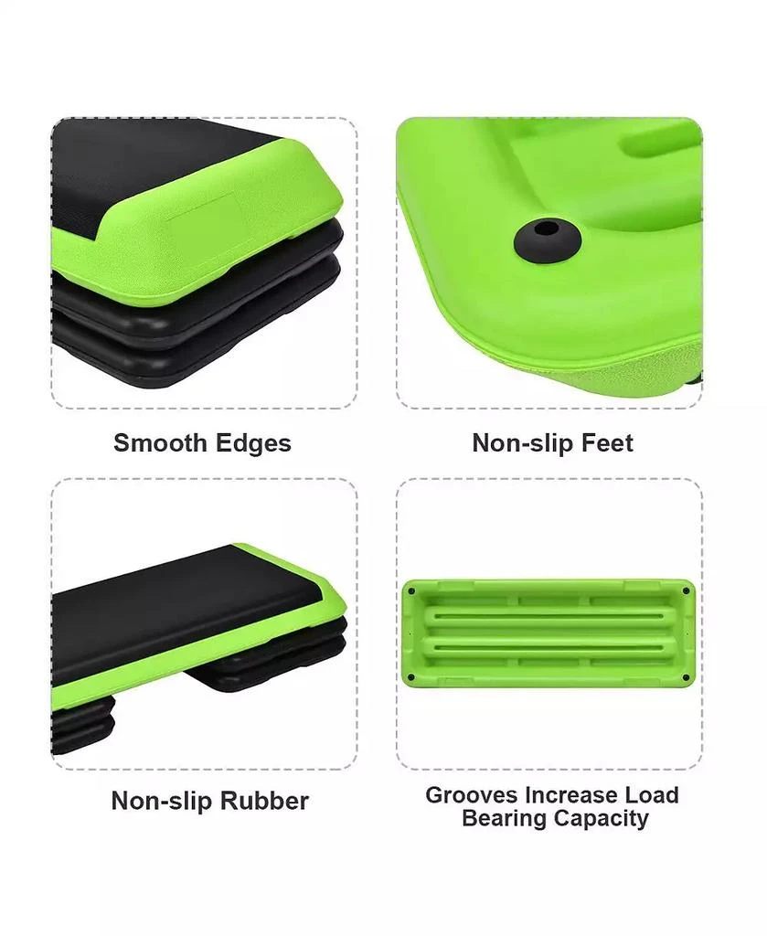 Fitness Aerobic Step Cardio Adjust 4'' - 6'' - 8'' 商品
