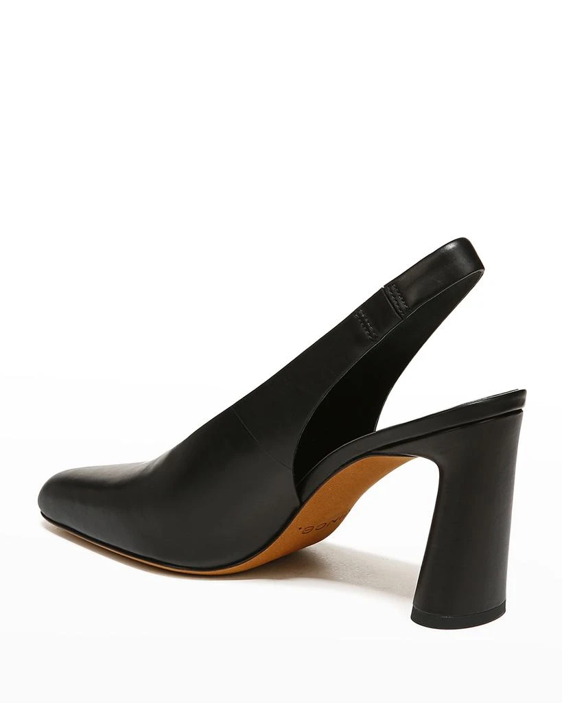 商品Vince|Hellen Leather Slingback Pumps,价格¥1519,第3张图片详细描述