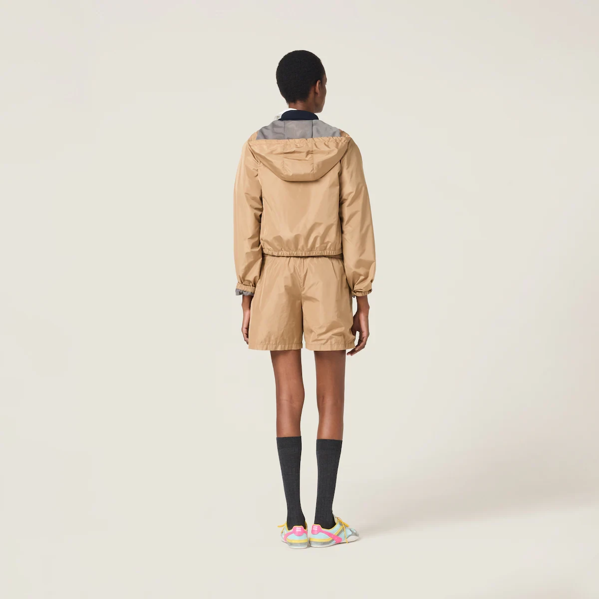 【预售】 缪缪 25春夏 女士 夹克 Blouson en soie technique ML1299_163N_F0A68_S_OOO  商品