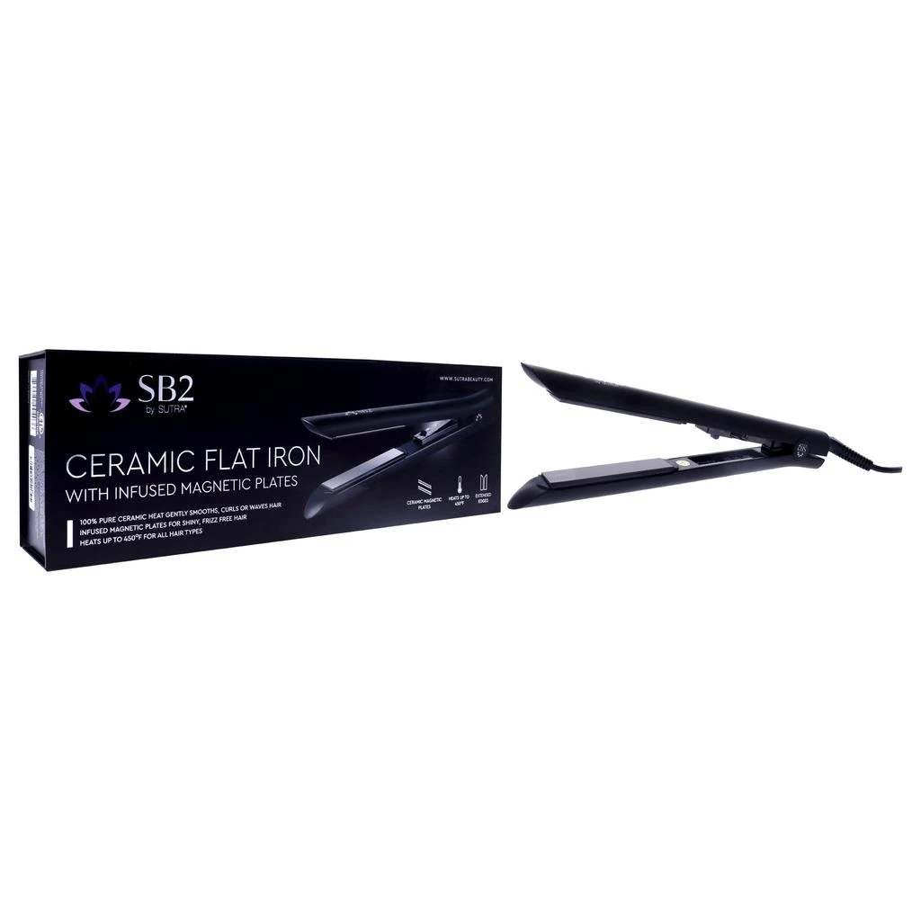 商品Sutra|Ceramic Flat Iron - Black by Sutra for Unisex - 1 Pc Flat Iron,价格¥369,第3张图片详细描述