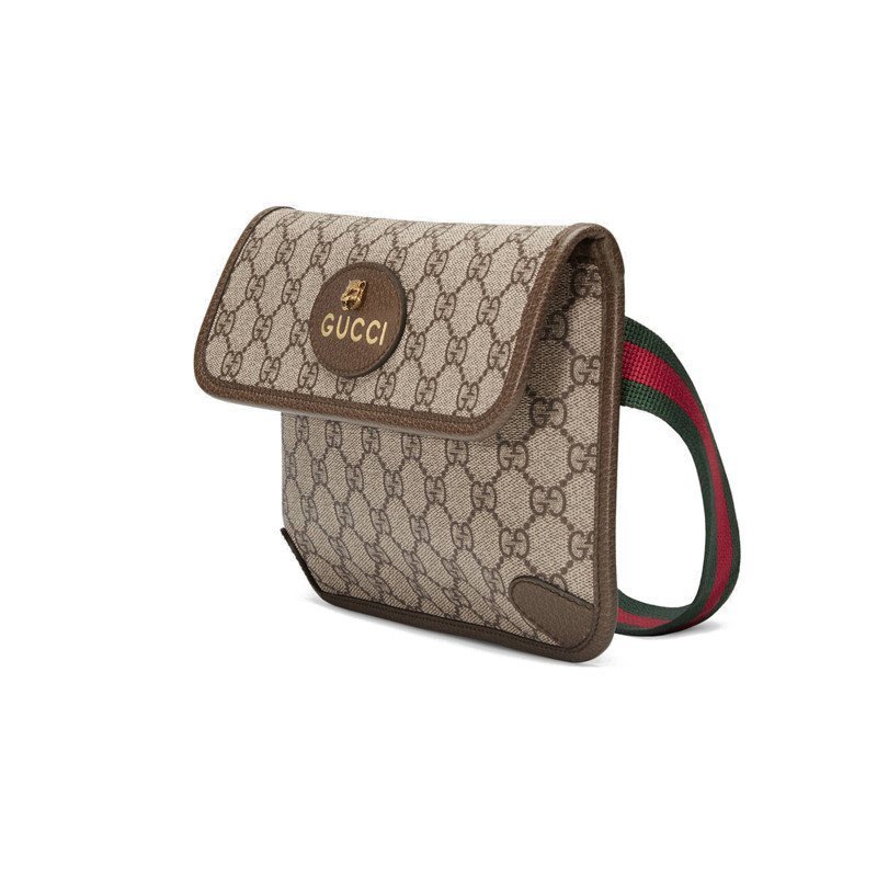商品Gucci|【预售3-7天】GUCCI/古驰 男女同款 杨幂同款 爆款男女同款米色帆布虎头腰包 4939309C2VT8745,价格¥6878,第6张图片详细描述