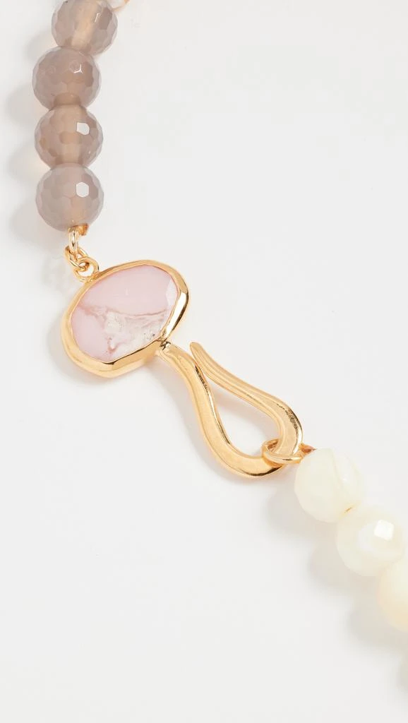 商品Chan Luu|Chan Luu 18k 镀金宝石项链,价格¥734,第4张图片详细描述