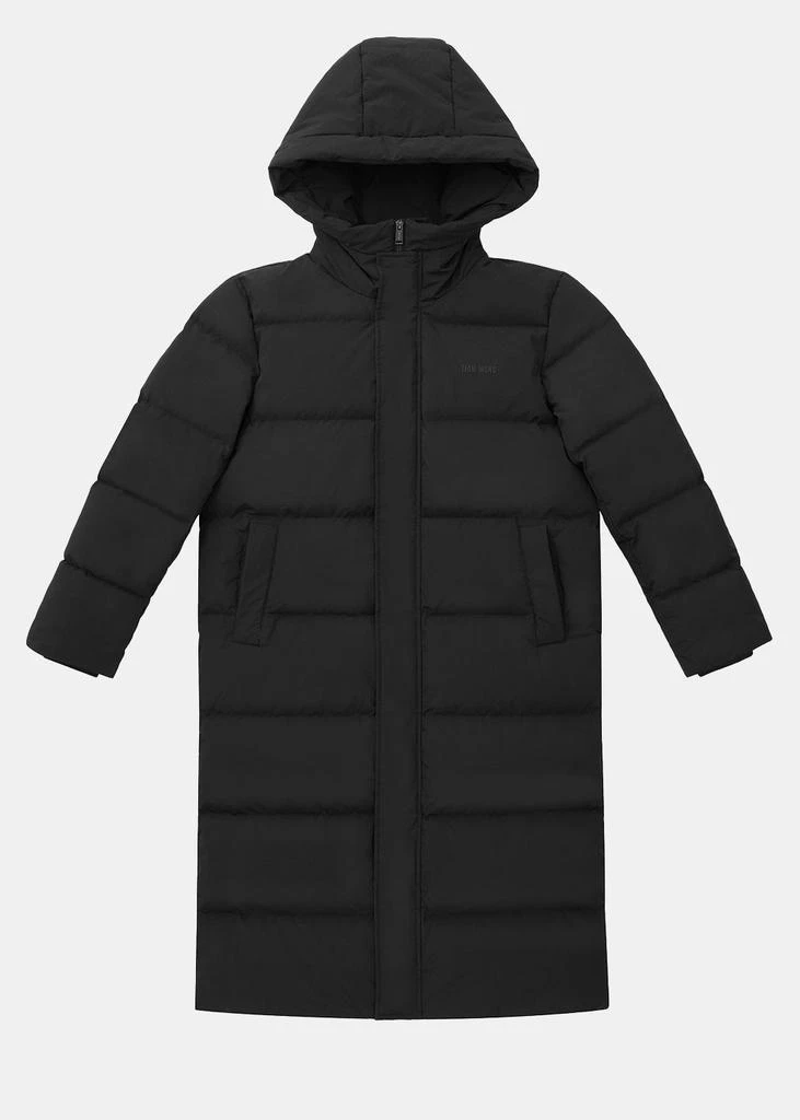 商品Team Wang|Team Wang Black Logo Down Coat,价格¥4266,第1张图片