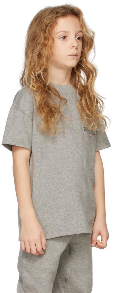 商品Essentials|Kids Grey Jersey T-Shirt,价格¥177,第5张图片详细描述