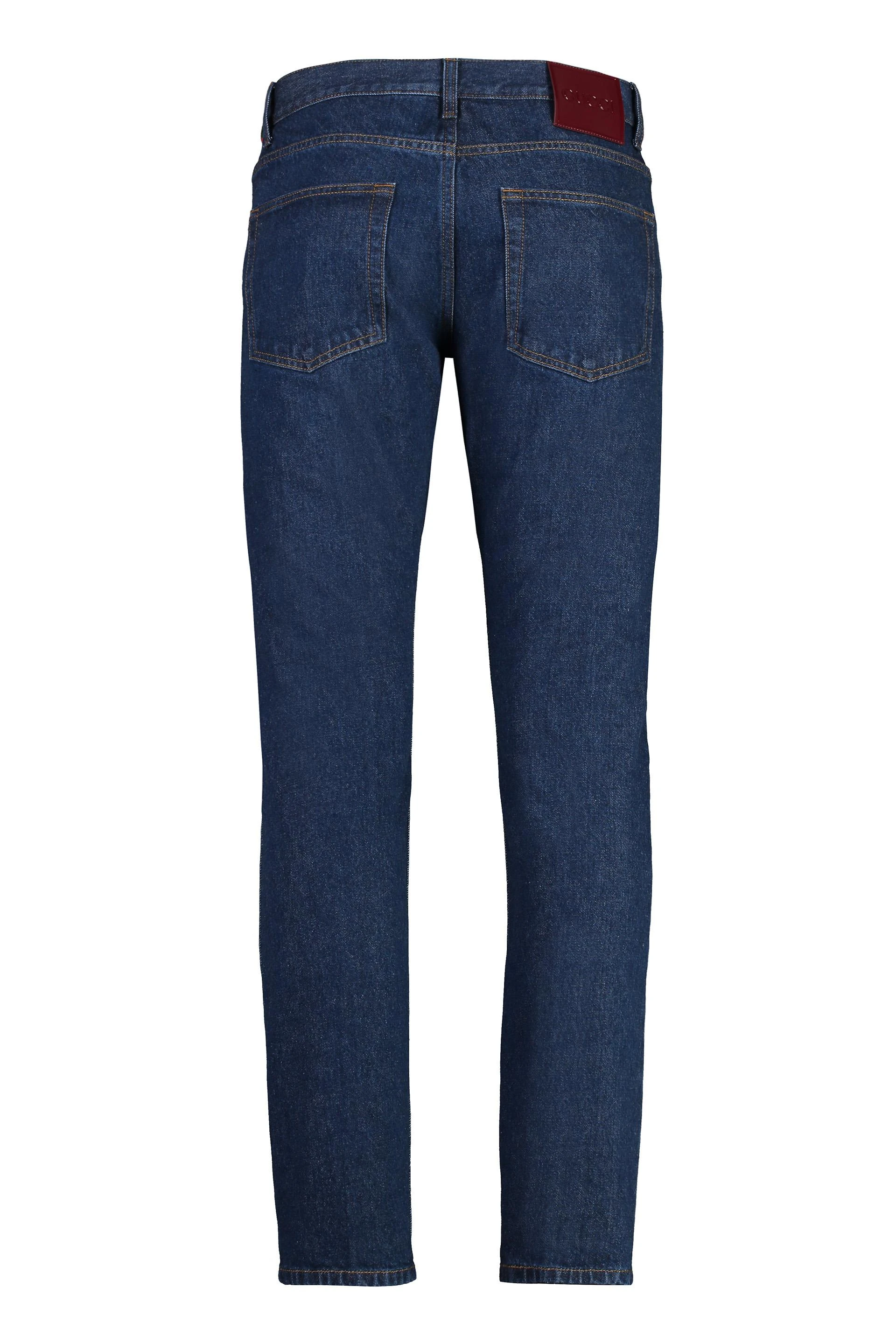 商品Gucci|Gucci 男士牛仔裤 796474XDC284759 黑色,价格¥5417,第4张图片详细描述