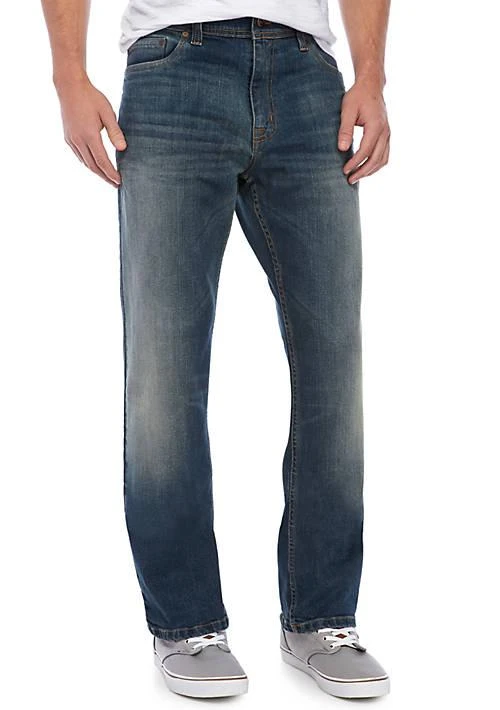 商品TRUE CRAFT|Craft Relaxed Wheely Stretch Jeans,价格¥446,第1张图片