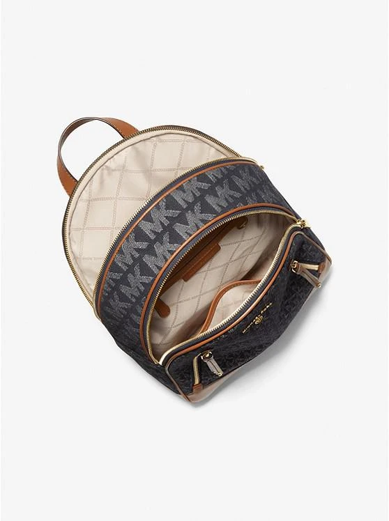 商品Michael Kors|Brooklyn Medium Logo Jacquard Backpack,价格¥1462,第2张图片详细描述
