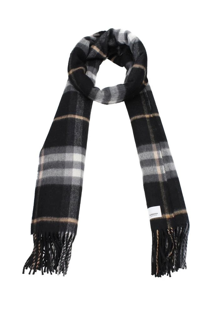 商品Burberry|Scarves Cashmere Black,价格¥2200,第1张图片