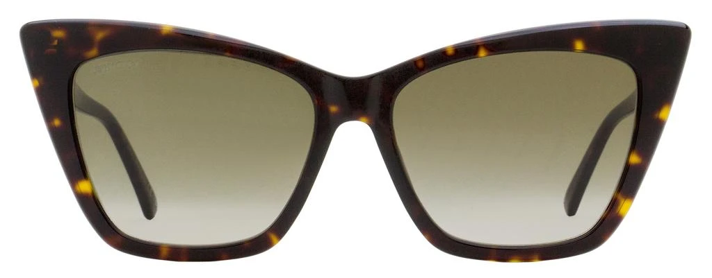 商品Jimmy Choo|Jimmy Choo Women's Cat Eye Sunglasses Lucine 086HA Havana 55mm,价格¥887,第2张图片详细描��述