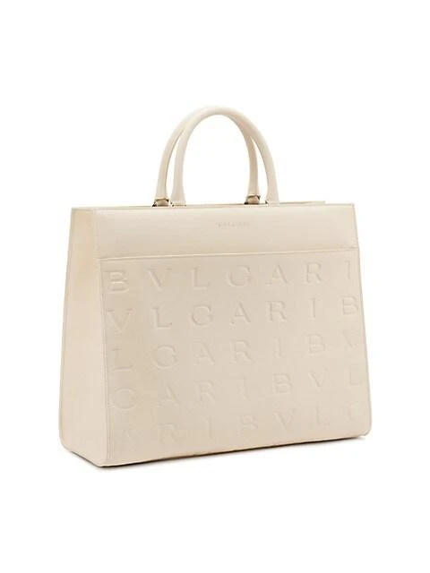 商品BVLGARI|Bvlgari Logo Infinitum Leather Tote,价格¥20156,第4张图片详细描述