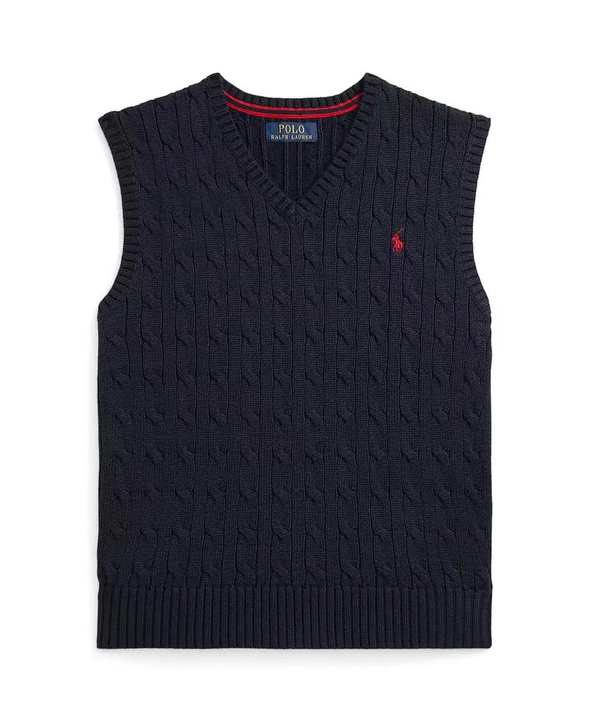 Toddler and Little Boys Cable-Knit Sweater Vest 商品