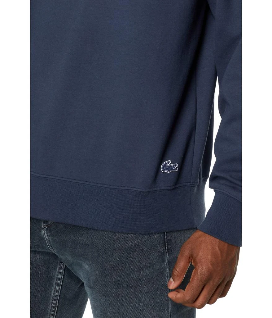 商品Lacoste|Long Sleeve Loose Fit Double Face Front Graphic Crew Neck Sweatshirt,价格¥453,第3张图片详细描述