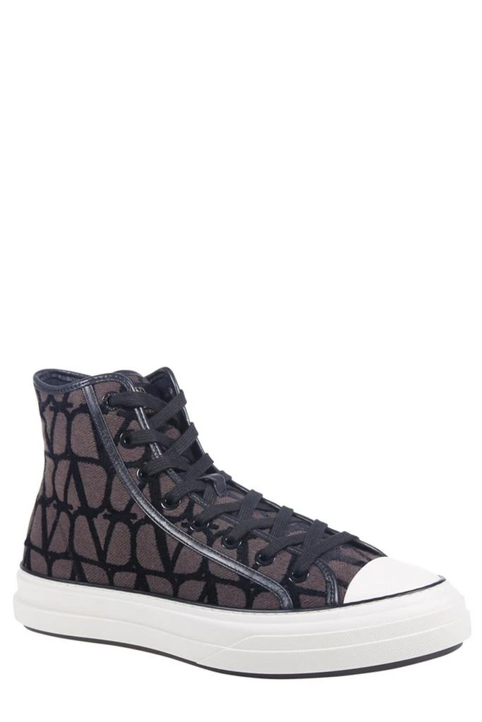 商品Valentino|Valentino	Tootaloop Round Toe Lace-Up Sneakers,价格¥5421,第2张图片详细描述