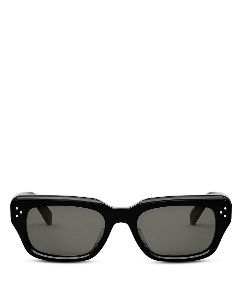 Bold 3 Dots Rectangular Sunglasses, 54mm 商品