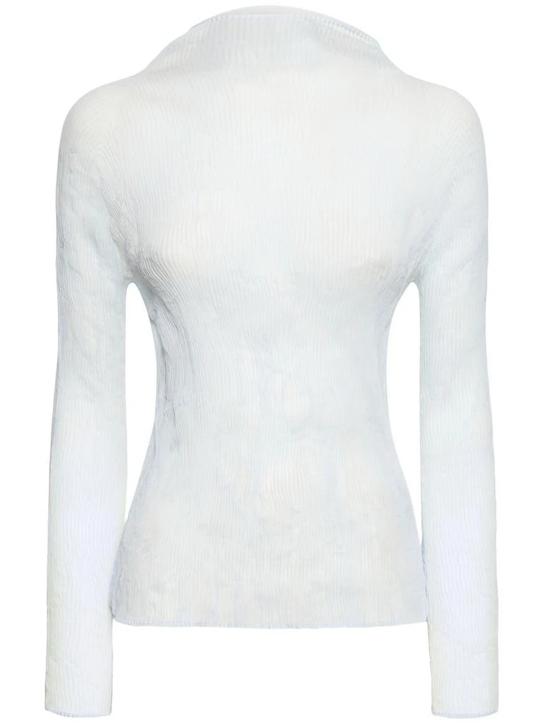 商品Issey Miyake|Chiffon Pleated Jersey Top,价格¥1697,第1张图片