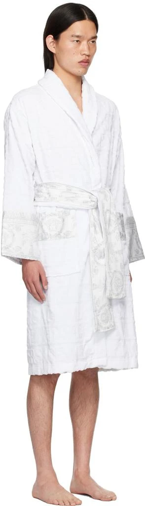 商品Versace|White 'I Heart Baroque' Robe,价格¥2597,第2张图片详细描述