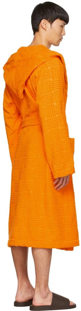 商品Bottega Veneta|橙色棉质浴袍,价格¥6179,第3张图片详细描述