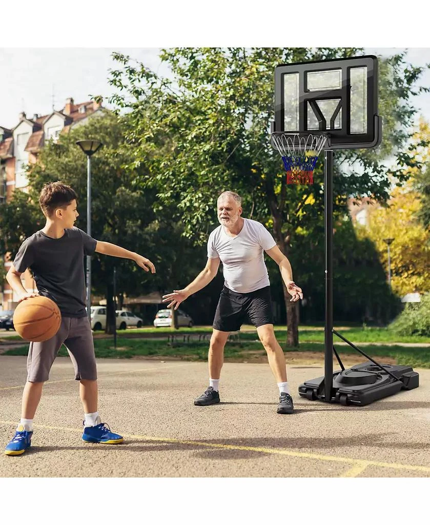 商品Costway|Portable Basketball Hoop 7.5-10FT Adjustable Basketball Goal System,价格¥1145,第2张图片详细描述