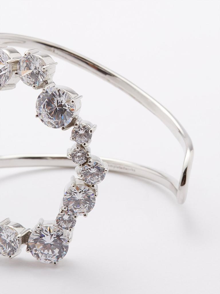 商品Completedworks|Crystal & recycled sterling-silver cuff,价格¥3752,第6张图片详细描述