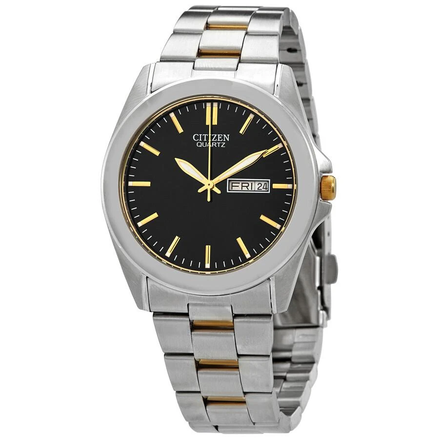 商品Citizen|Quartz Black Dial Two-tone Men's Watch BF0584-56E,价格¥632,第1张图片