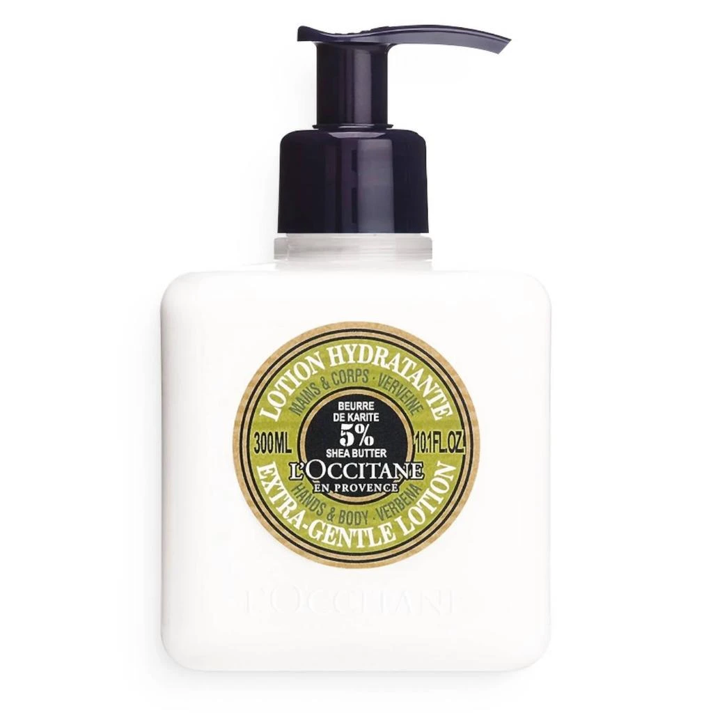 商品L'Occitane|Shea Butter Hands & Body Verbena Extra- Gentle Lotion In White,价格¥242,第1张图片