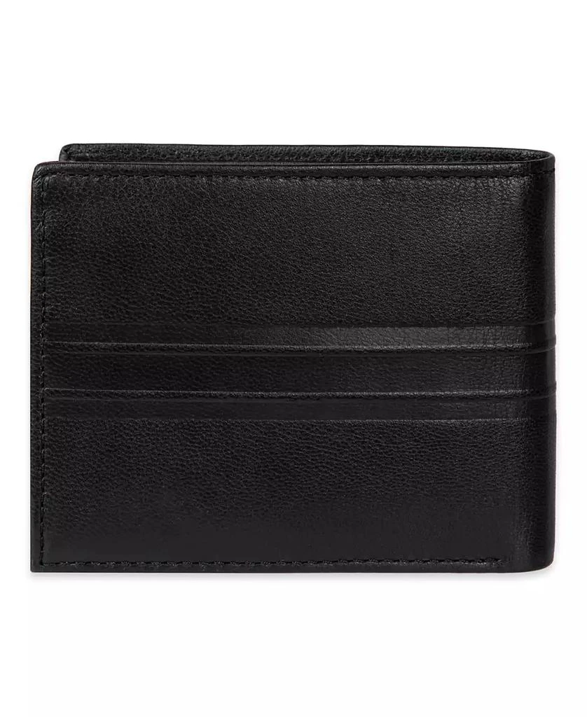 商品Tommy Hilfiger|Men's RFID Stripe Embossed Bifold Traveler Wallet,价格¥177,第3张图片详细描述